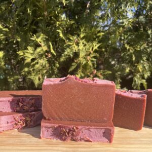 rose petal soap